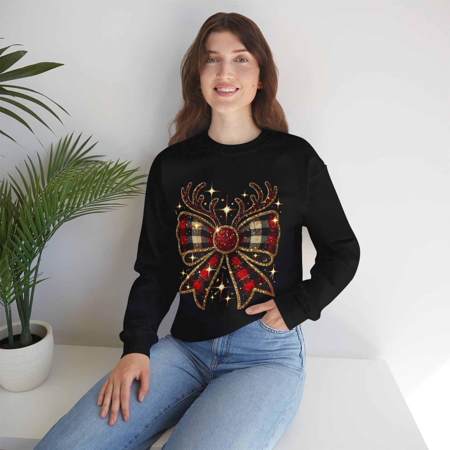 Raindeer Bow Sweater