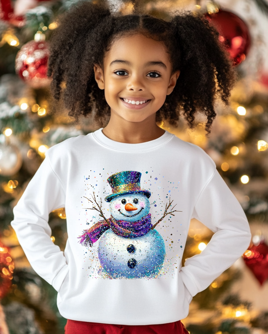 Glittery Snowman